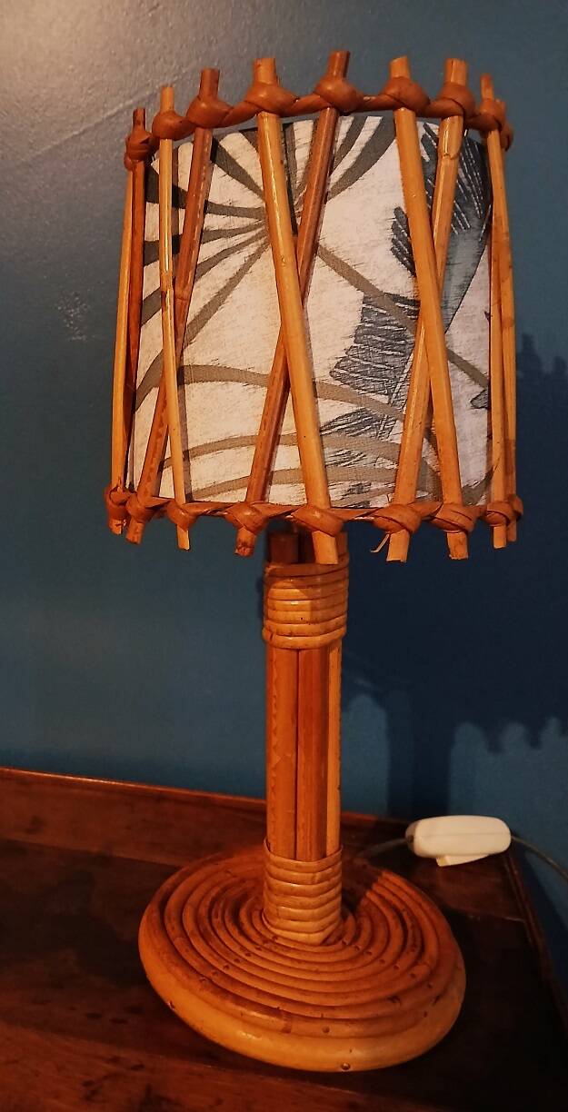 Louis Sognot Bamboo Lamp