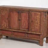 Ancien buffet rouge de la dynastie Qing (vers 1900) #12