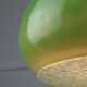 Italian mid-century green glass pendant lamp