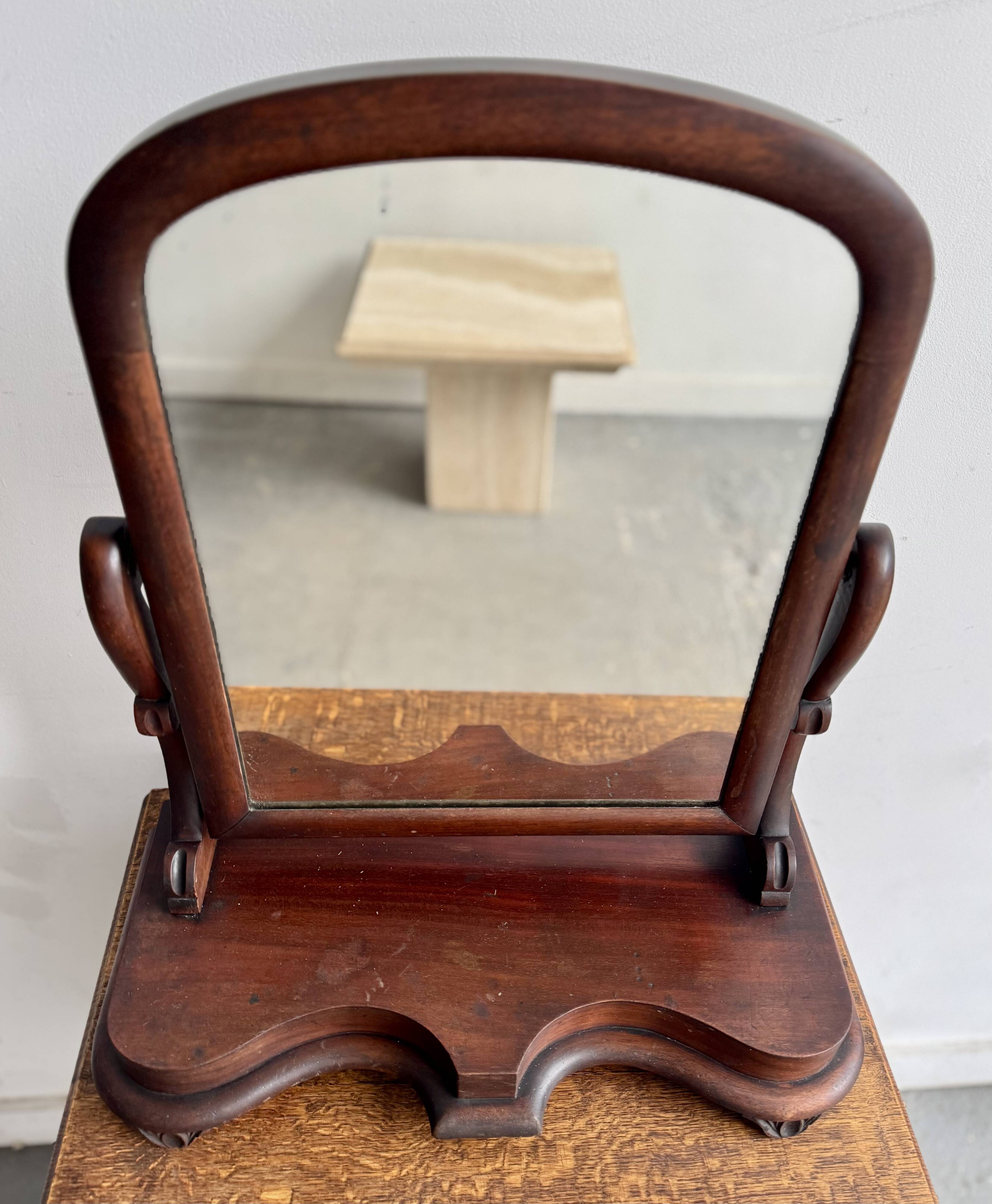 Victorian Mahogany Vanity Mirror