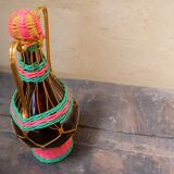 Vintage "scoubidou" bottle