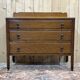 Commode anglaise en chêne des années 1930