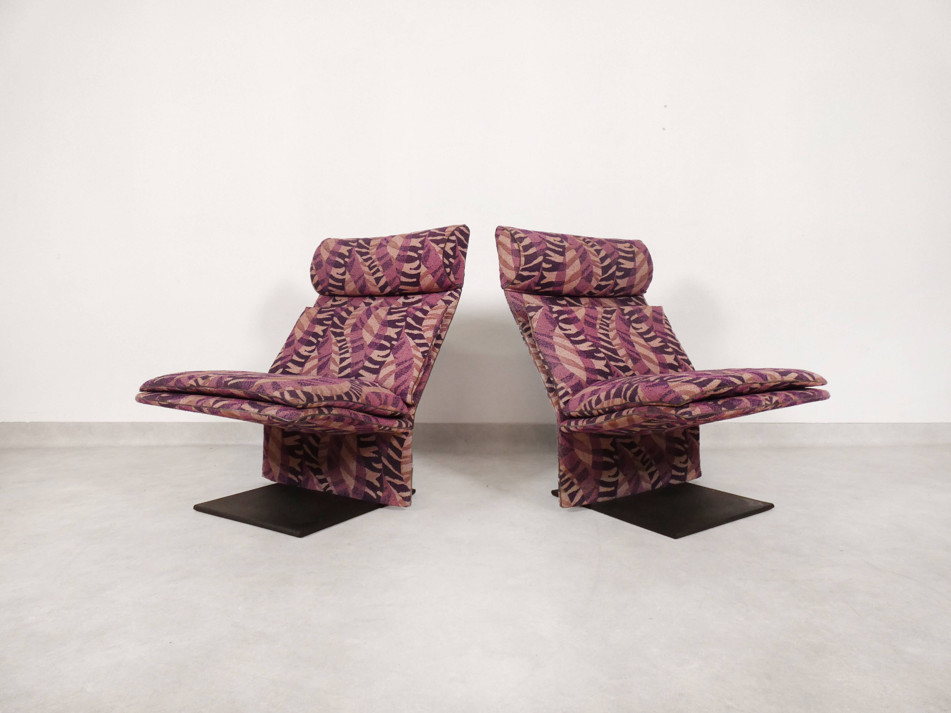 Saporiti chairs in Missoni fabric
