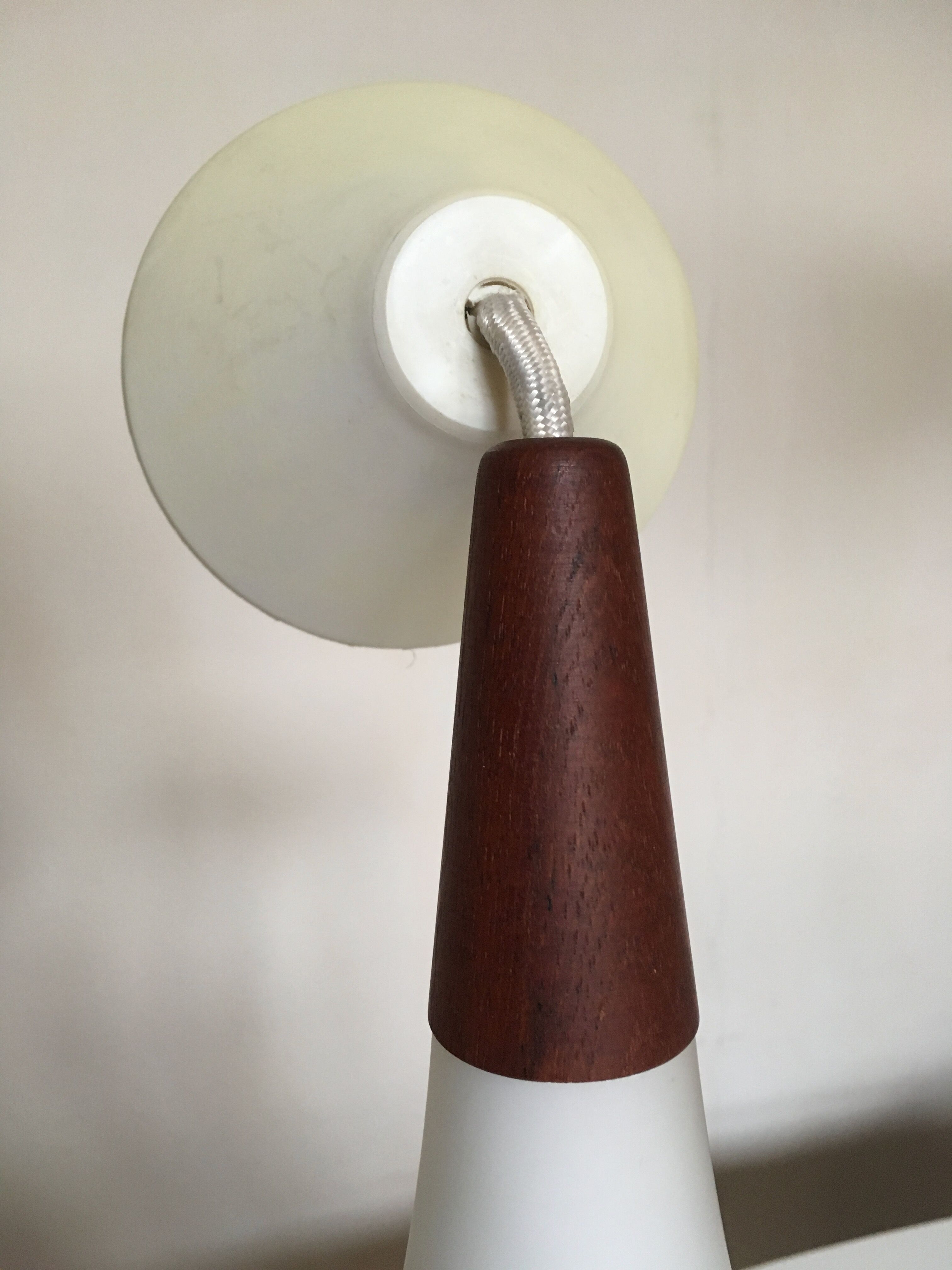 Pair of Tear Drop pendant lights by Holmgaard for Louis Poulsen Denmark 1960-1969