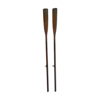 Pair of vintage oars