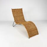 Chaise longue en rotin "Karlslund" par Karl Malmvall pour Ikea, 2005