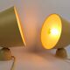 Pair of vintage space age adjustable bedside wall lights
