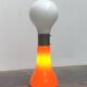Murano Glass Floor Lamp Model Birillo Mid-Century Italian Space, 1960s