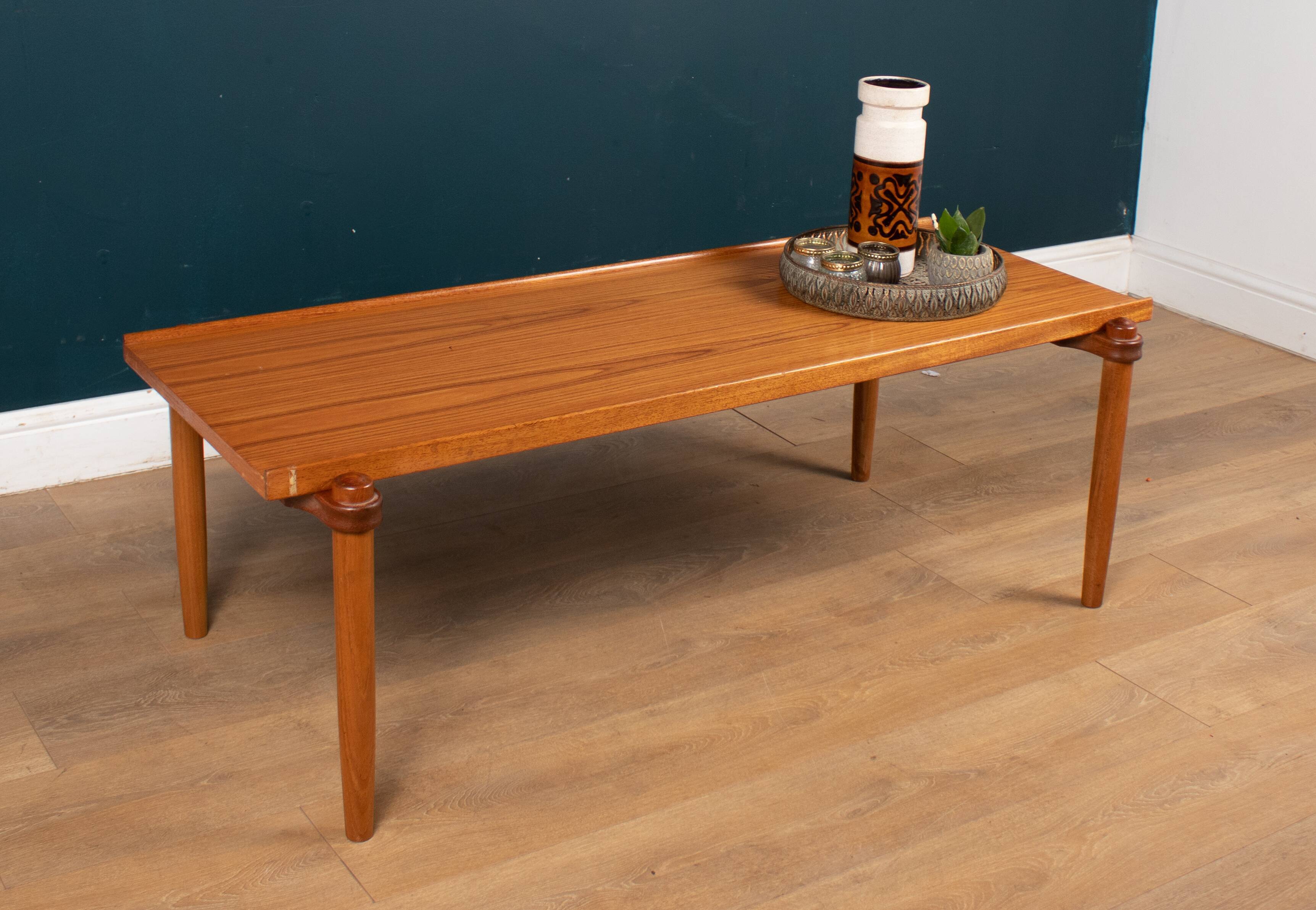 Retro 1960s Mid Century Danish Style Coffee Table