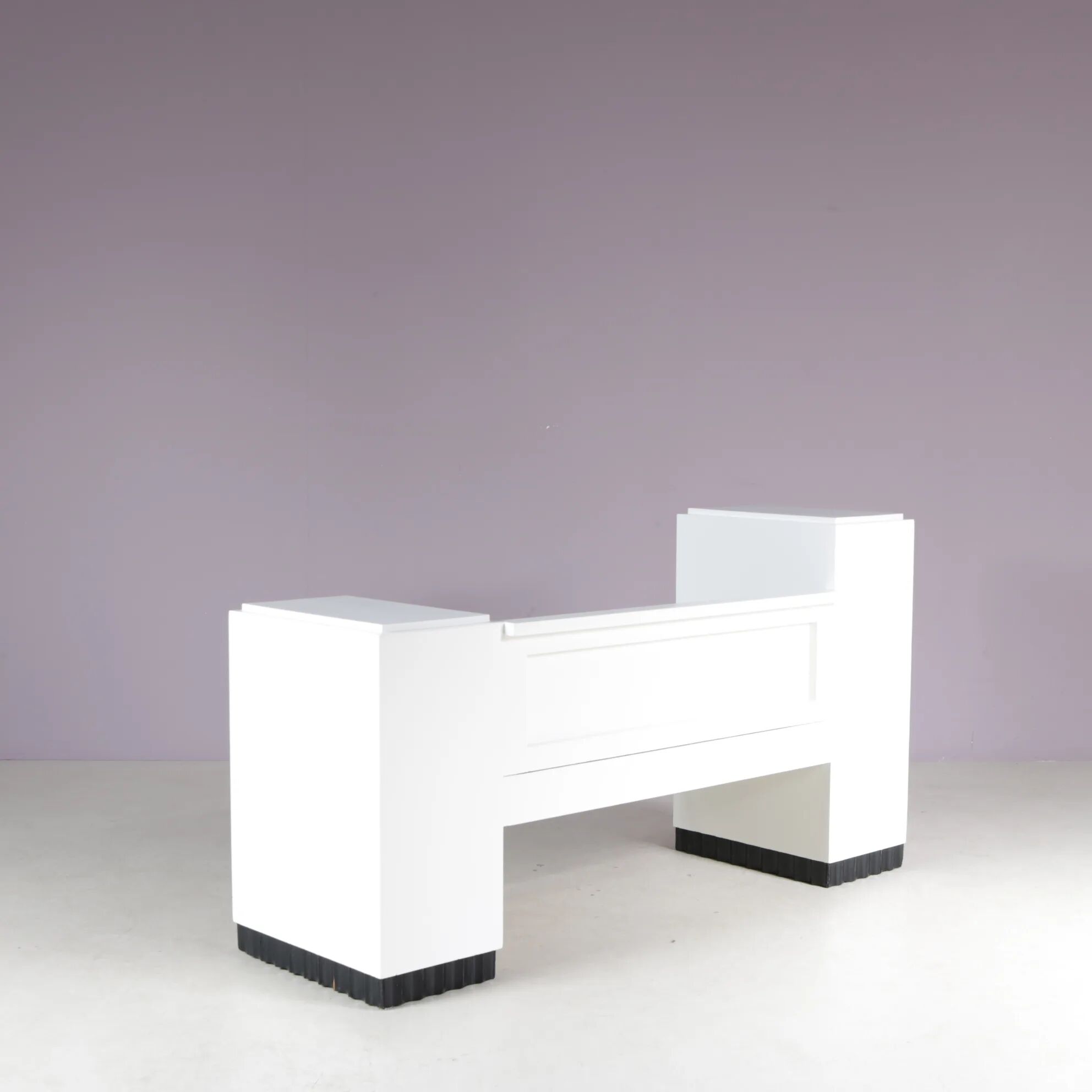 1930s Wiener Werkstätte style bench from Austria