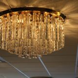 J.T. Kalmar Plaffoniere avec cristaux de verre de Murano, Autriche 1960