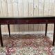 Flat desk – Louis XVI style – Mahogany, green leather, bronze