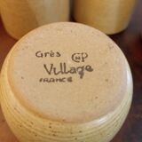 Verres en grès clair