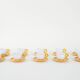 Set of porcelain cups, Italian design, 1970s, production: Italy