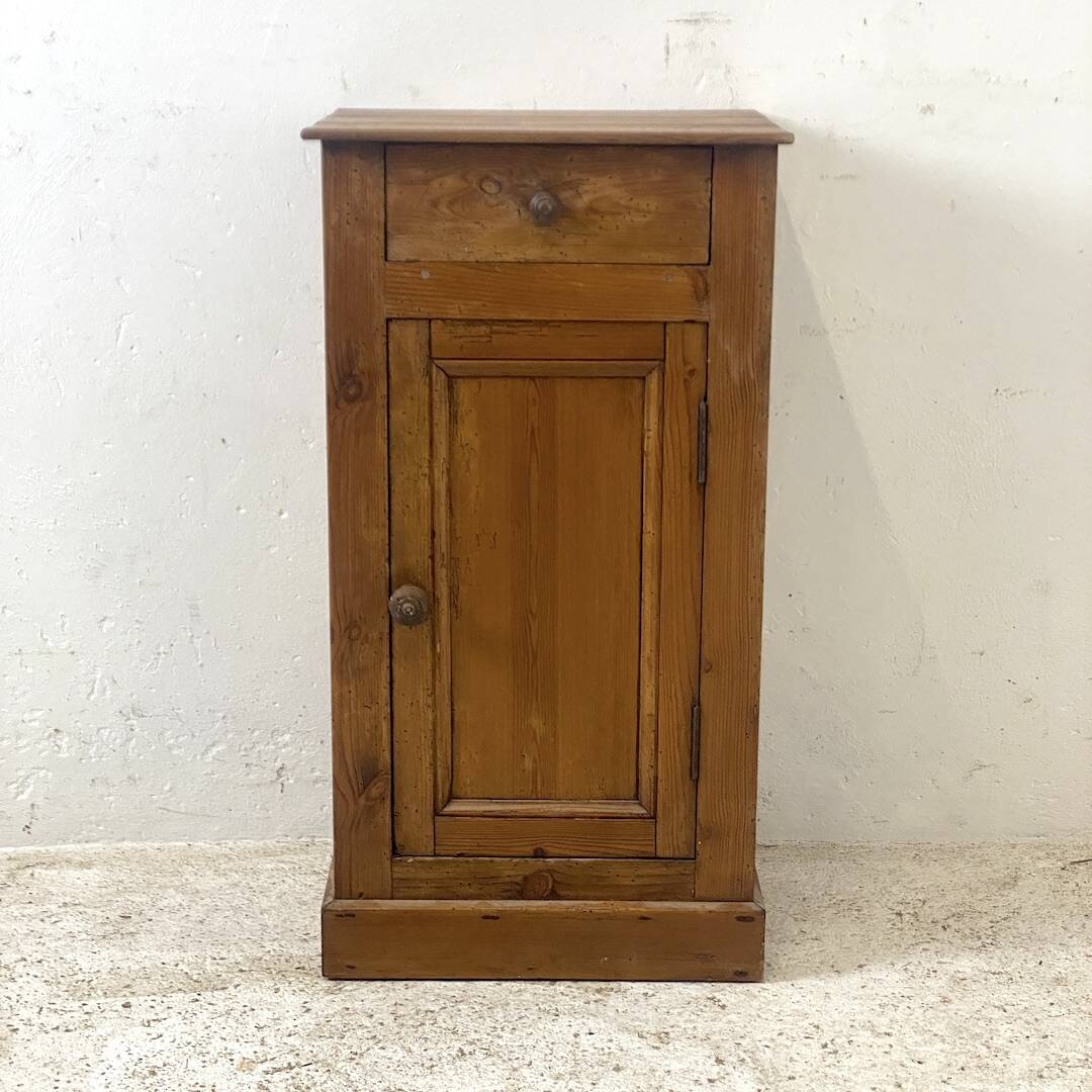 Minimalist vintage 50's bedside or side table