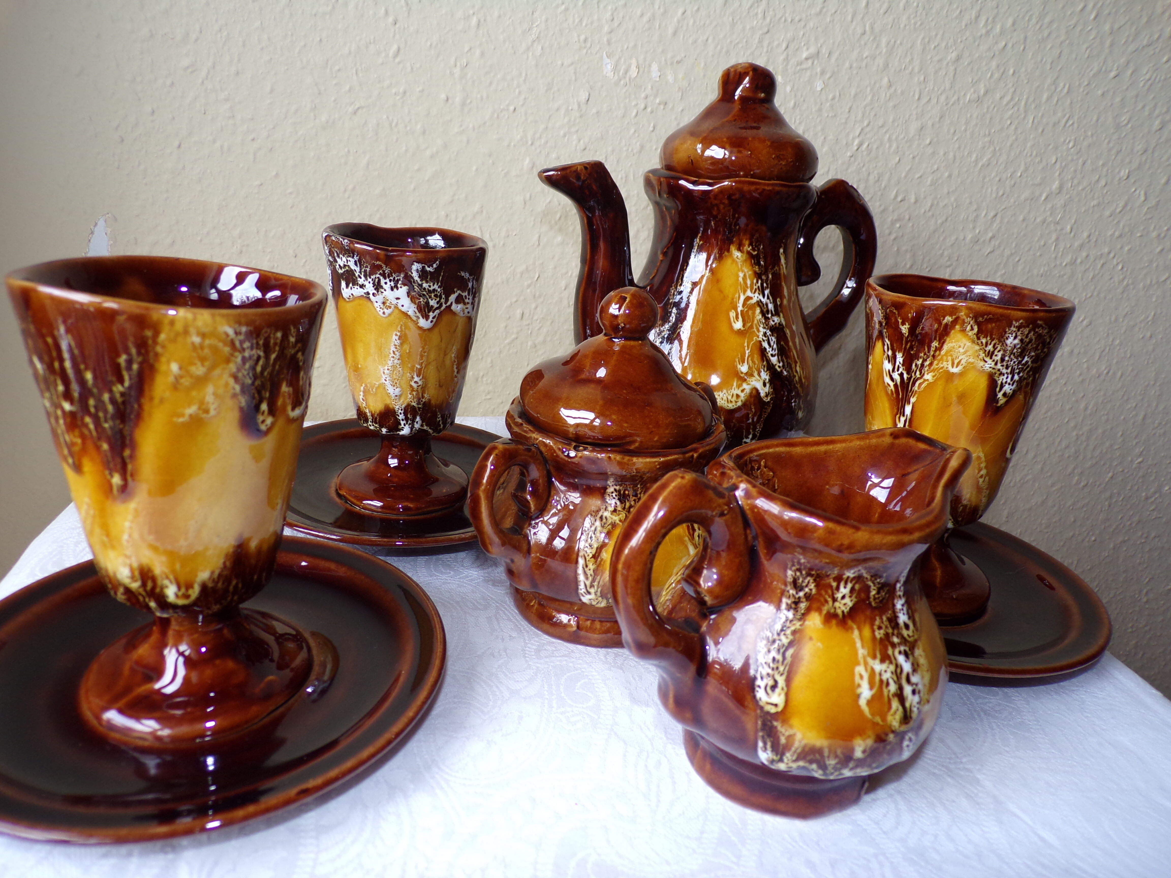 Service has coffee Vallauris mazagran