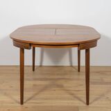 Mid-Century Teak Dining Table and Chairs Set by Hans Olsen for Frem Røjle, Denmark, 1950s, Set of 5