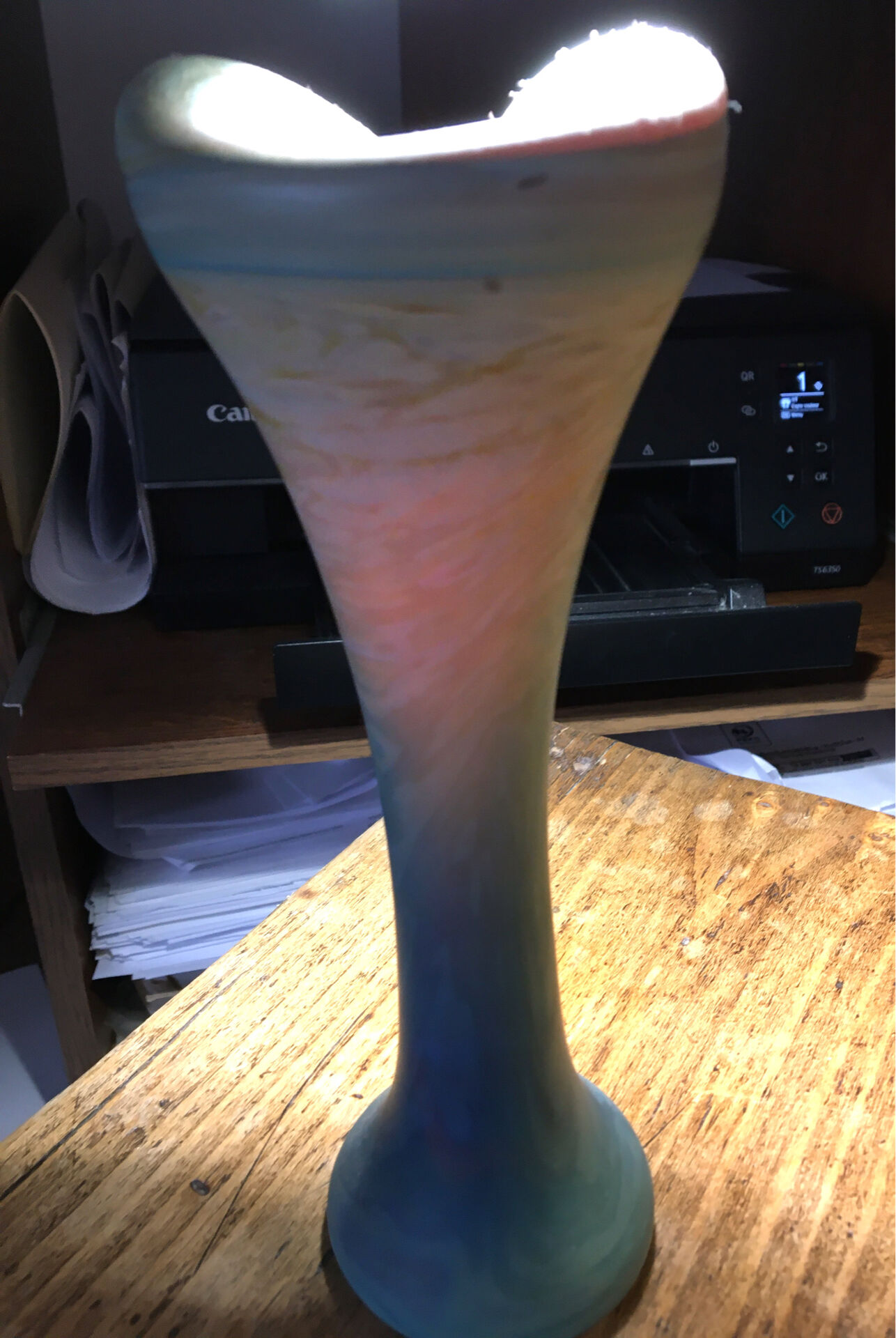 Phoenician blown glass vase