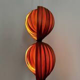 Wooden  Double Moon Pendant Lamp