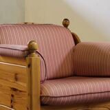 Vintage mid-century Danish pine lounge chair, 1970s