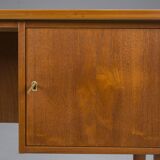 Small Mid-Century Danish Teak Desk, 1970s