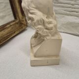 Antique Molière Bust Statuette