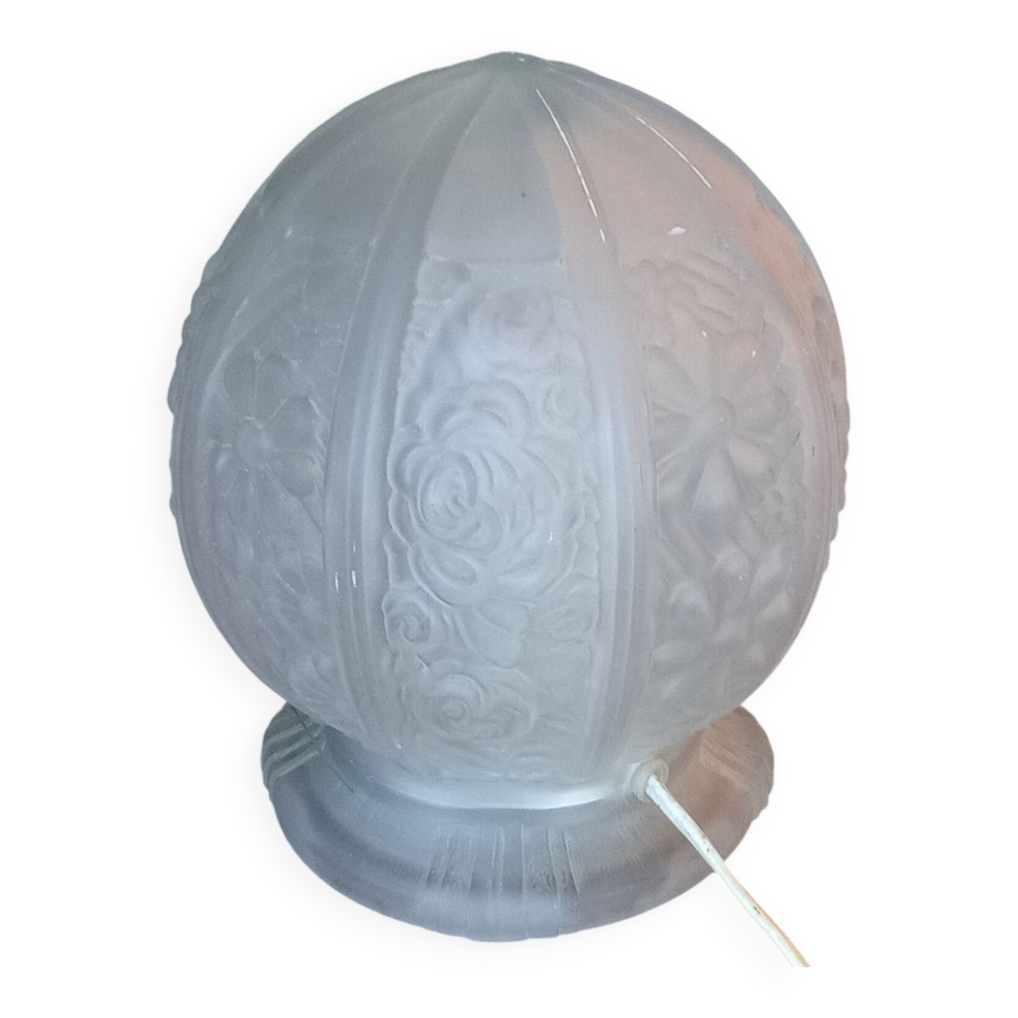 Globe suspension art deco table lamp