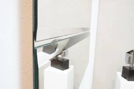 Michel Martens, Minimalist Glass Art Mirror 'Line'