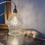 Walking lamp or pendant lamp with vintage tulip