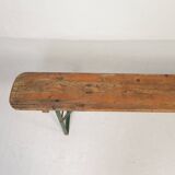 Folding bench, terrace bench, 216 cm long, 1960s