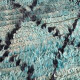 Moroccan rug Marmoucha green - 259 x 103 cm