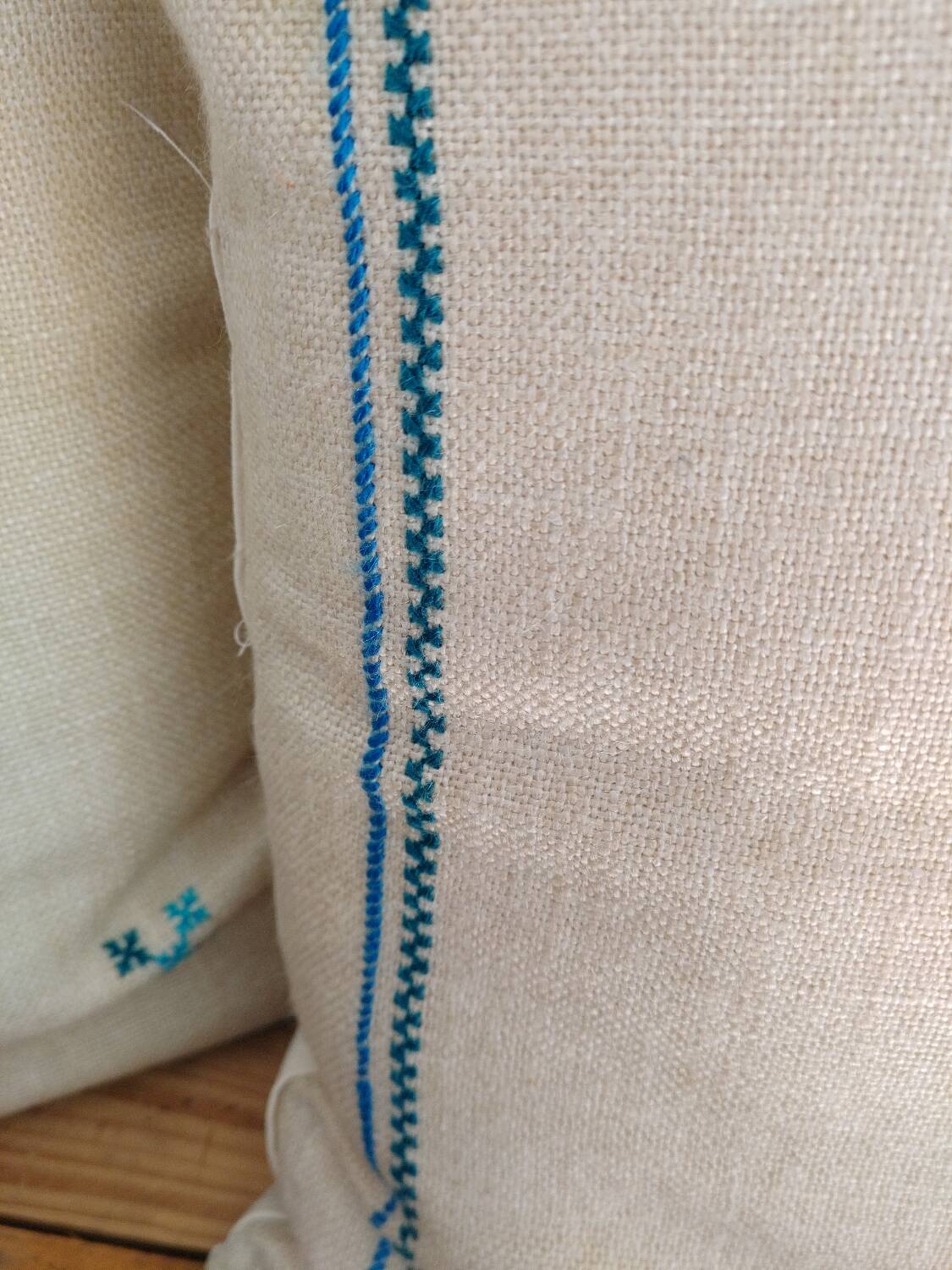 Berber Kerkennah blue cushion