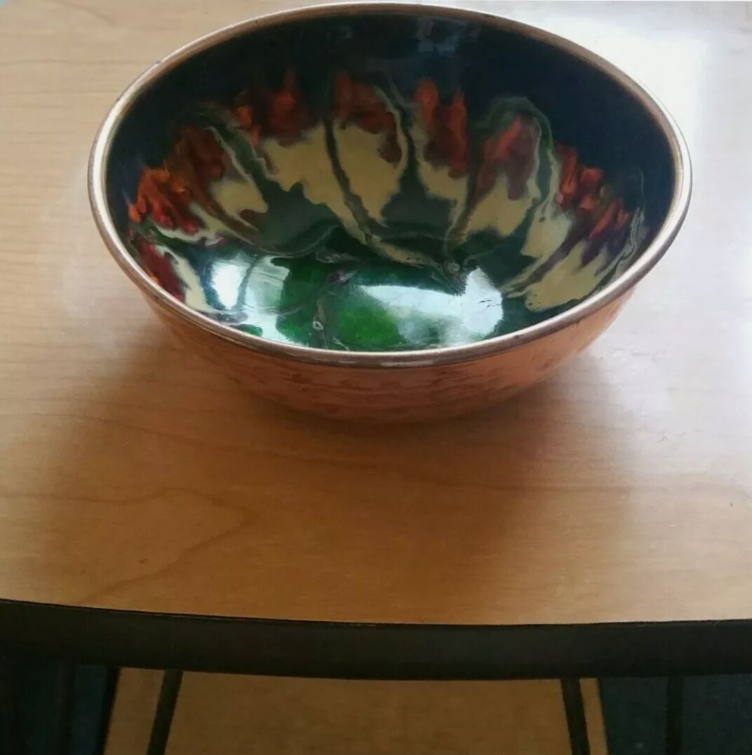 Vintage decorative trinket bowl