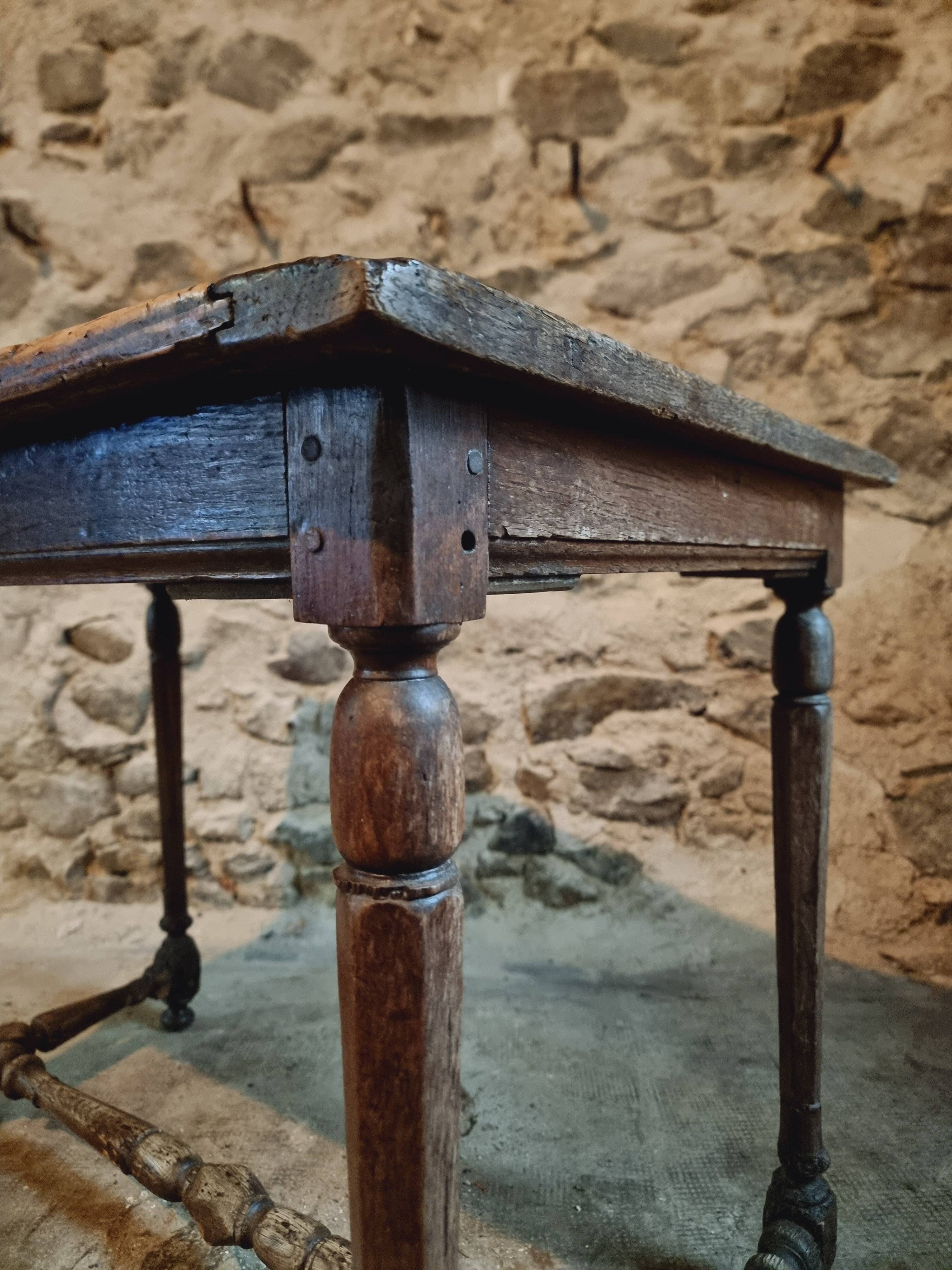 Antique French Table | 19th Century | Oak & Pine