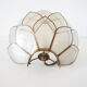 Wall lamp in vintage mother-of-pearl petals