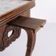 Antique tile table - Patinated oak - Rococo style - Dutch tiles - 1780