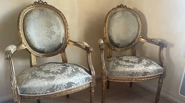 Louis XVI style armchair
