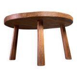 Brutalist coffeetable oak rustic japandi wabi sabi