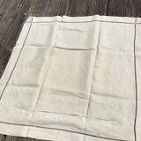 New linen pillowcase embroidered CV day scale, pastilles