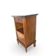 Tables de chevet italiennes en placage d'acajou avec de splendides