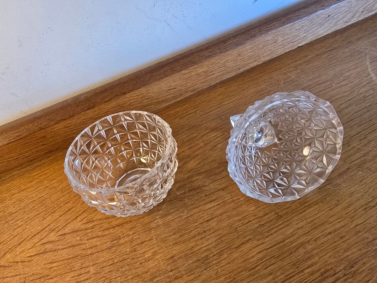 Crystal pineapple sweet bowl from the 1960s.