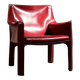 Fauteuil en cuir 'CAB 414' par Mario Bellini pour Cassina | Italie 1982