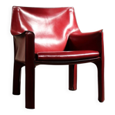 Fauteuil en cuir 'CAB 414' par Mario Bellini pour Cassina | Italie 1982