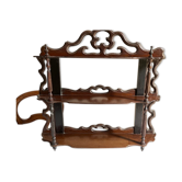 Napoleon III mahogany shelf