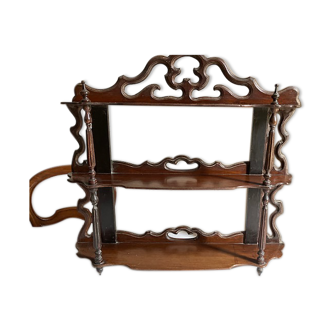 Napoleon III mahogany shelf