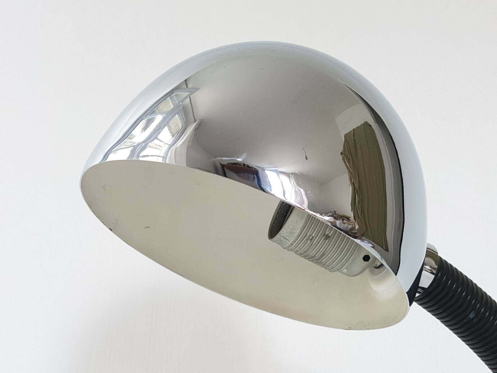 Lampe de table acier chrome 1960 1970 vintage space age 60s 70s annees 60/7