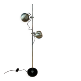 Lampadaire vintage mid-century Herda "Eyeball" argenté