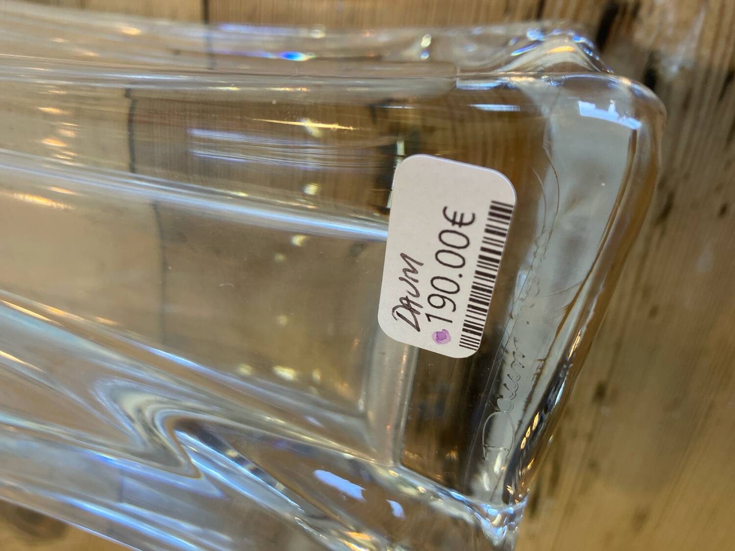 Large Vase Signed Daum France