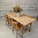 Pine garden table
