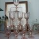 Lot de 8 verres à liqueur vintage Rosaline